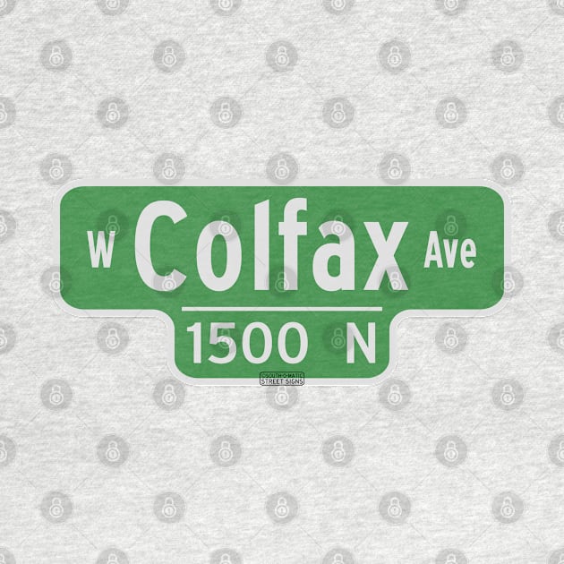 West Colfax Ave Street Sign - Denver, Colorado by South-O-Matic